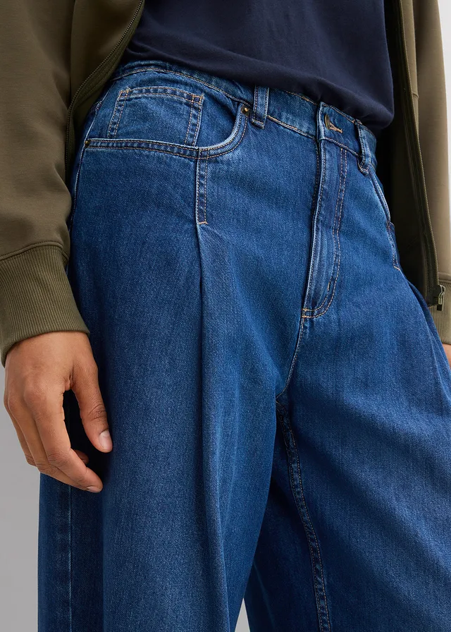 Jean large taille haute • bleu denim used • product-page.page-title-suffix