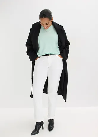 Shirt in een zachte viscosemix, Kleur: lichtmint