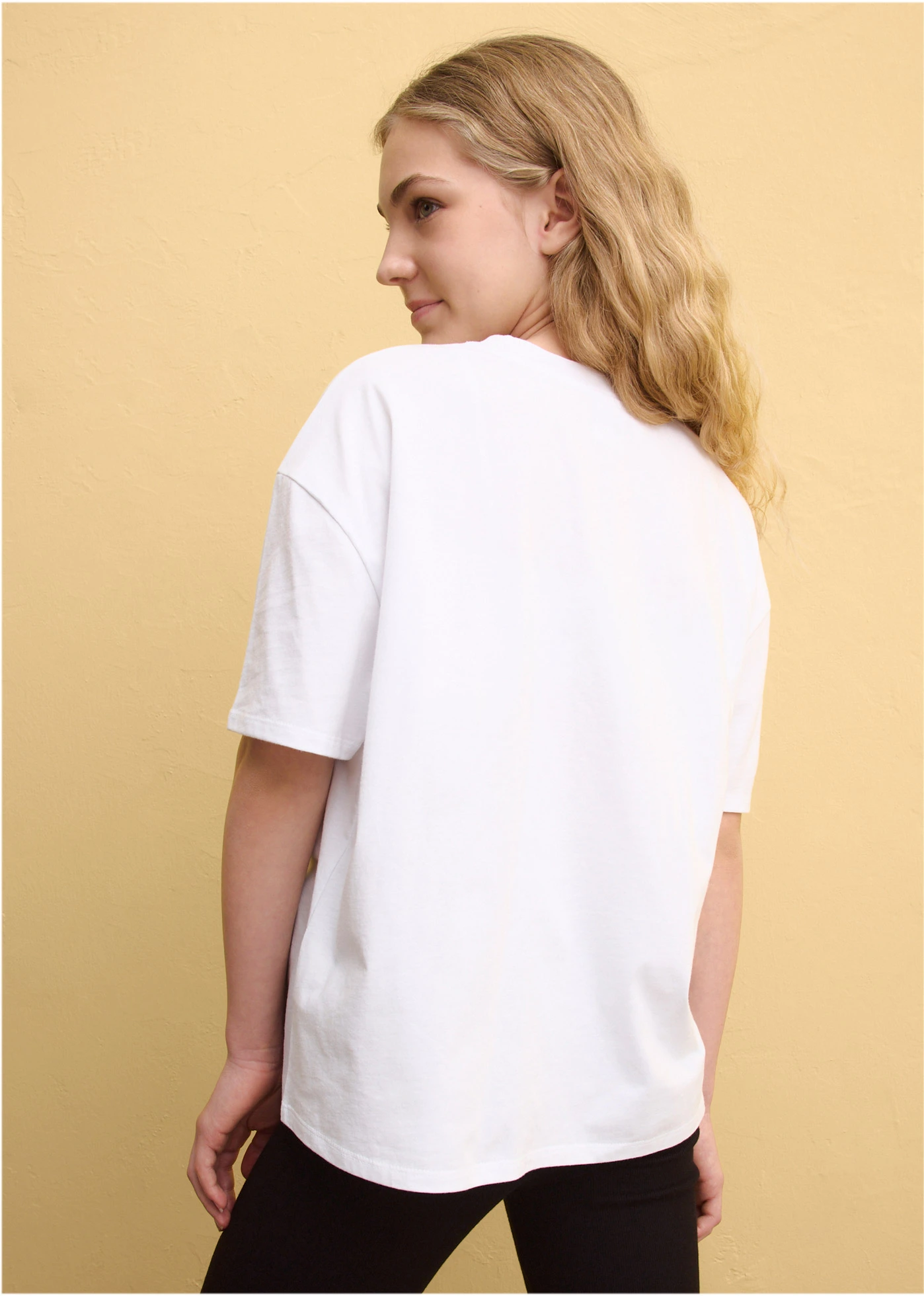 T-shirt oversize Hello Kitty 100% coton • blanc imprimé • Boutique bonprix