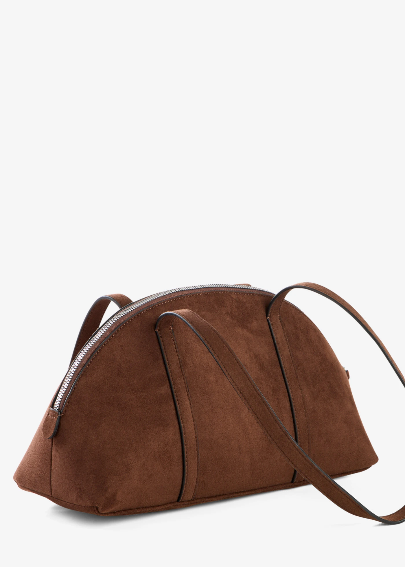 Kabelka Crossbody vo velúrovom vzhľade • kapučínová • obchod bonprix