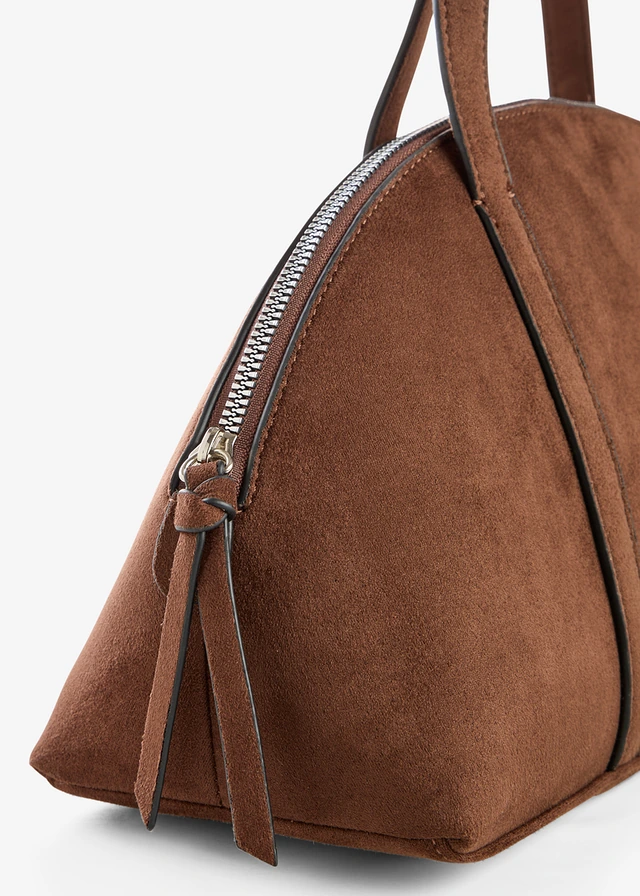 Sac à bandoulière en suédine • cappuccino • product-page.page-title-suffix