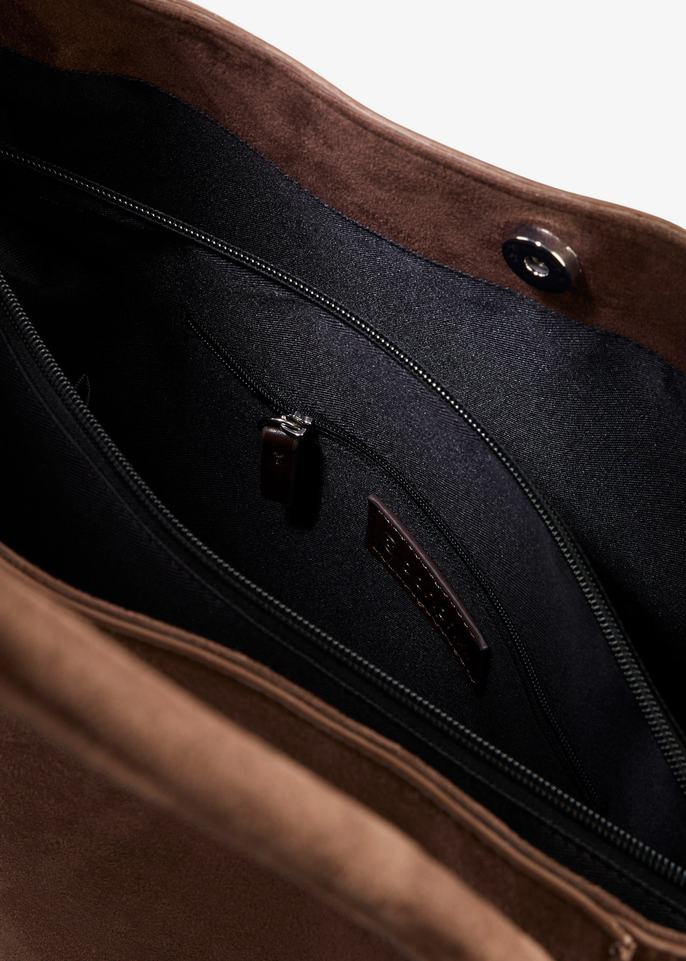 Shopper in suède look • bruin • bonprix online shop