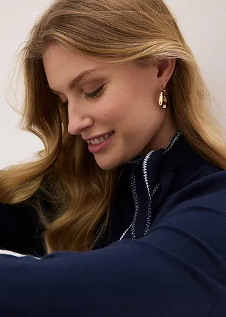 Karika fülbevaló • aranyozott • bonprix áruház