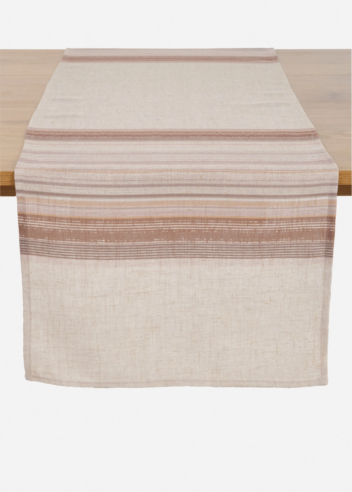 Tafelloper met linnen • crème-sand-grijs • bonprix online shop