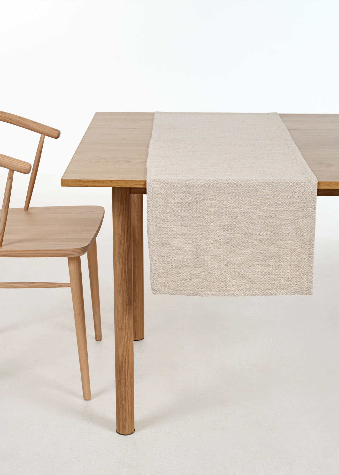 Chemin de table tissé en coton • sable-crème • Boutique bonprix