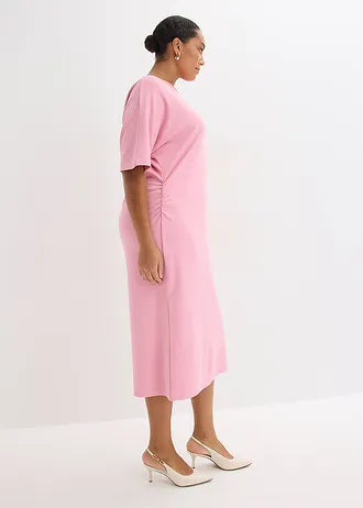 Midi jurk van comfortabel Punto di Roma, Kleur: rookorchidee