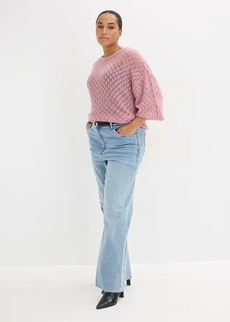 Ajour trui, Kleur: mauve