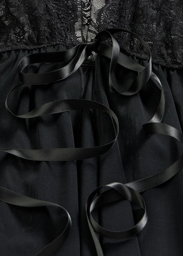Kimono en string (2-dlg. set) • zwart • product-page.page-title-suffix