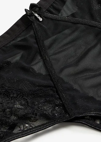 Chilot ouvert înalt • negru • magazin bonprix