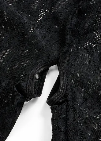 Kombinezon "ouvert" • czarny • sklep bonprix