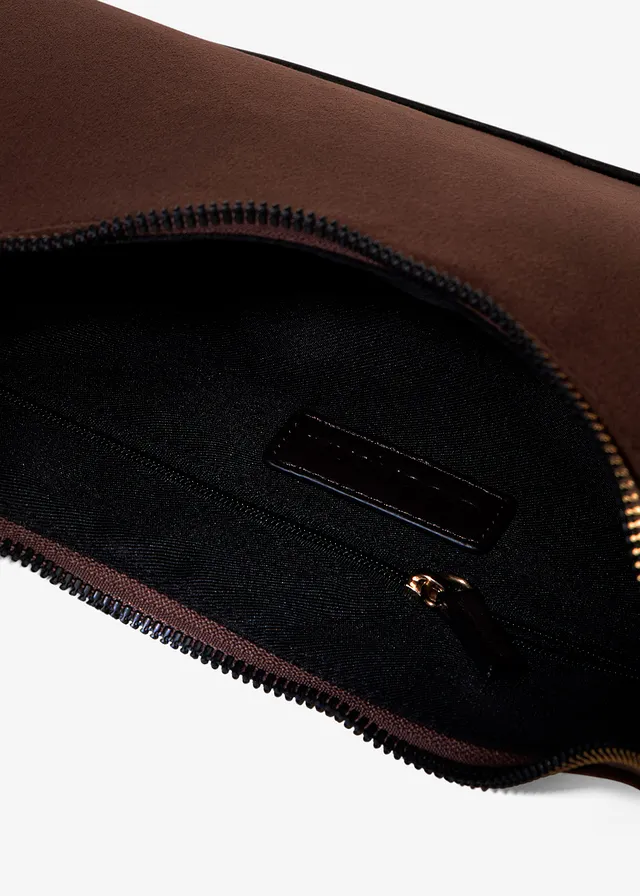 Sac à bandoulière en suédine avec passepoil • cappuccino • product-page.page-title-suffix