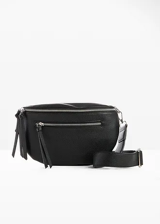 Sac banane à bandoulière interchangeable • noir • Boutique bonprix