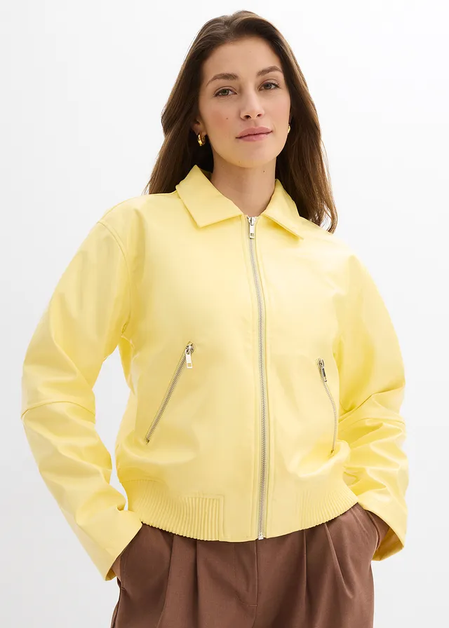 Veste enduite courte • jaune clair • product-page.page-title-suffix