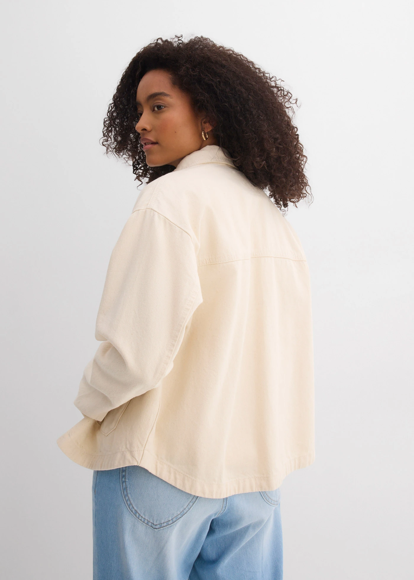 Geacă de blugi denim, în stil „shaket” • necolorat • magazin bonprix