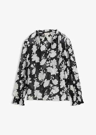 Tuniek, Kleur: zwart gebloemd