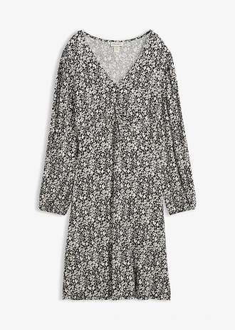 Rochie din jerse din amestec cu viscoză