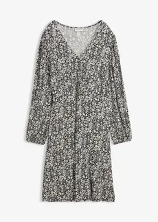 Sukienka z dżerseju z mieszanki wiskozy