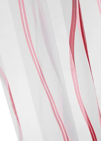 Voilage imprimé vagues (1 pce) • blanc magenta • Boutique bonprix