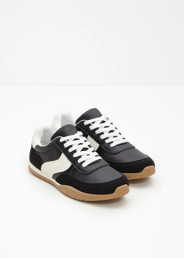 Sneakers rétro • noir / blanc • product-page.page-title-suffix