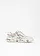Mustang-sneakers met ritssluting, Kleur: zilver met print