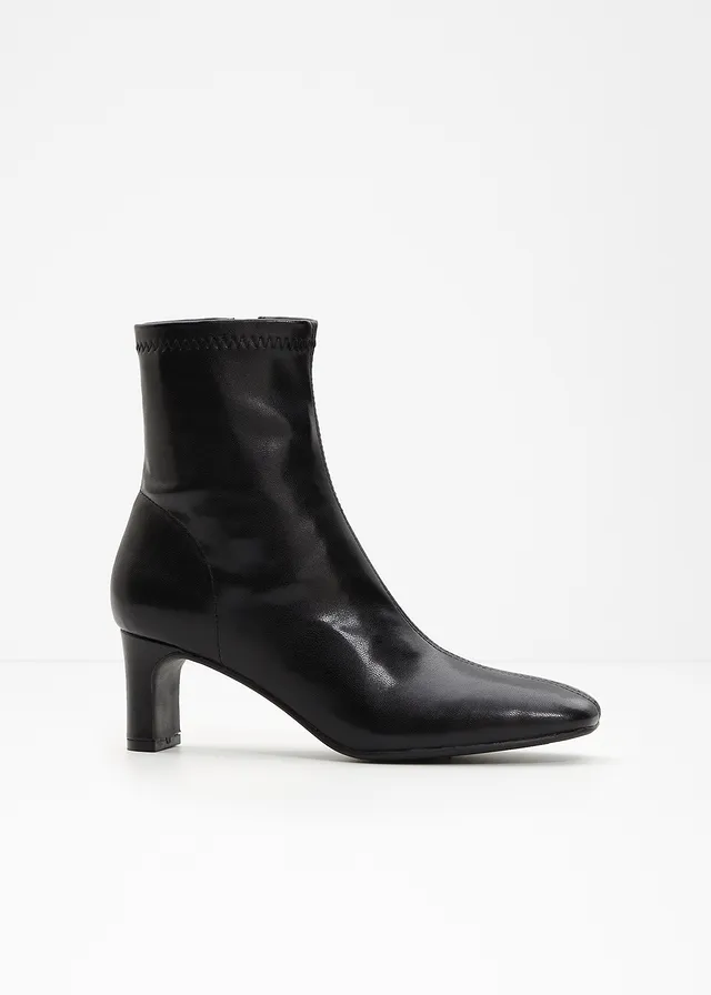 Bottines à tige flexible • noir • Boutique bonprix