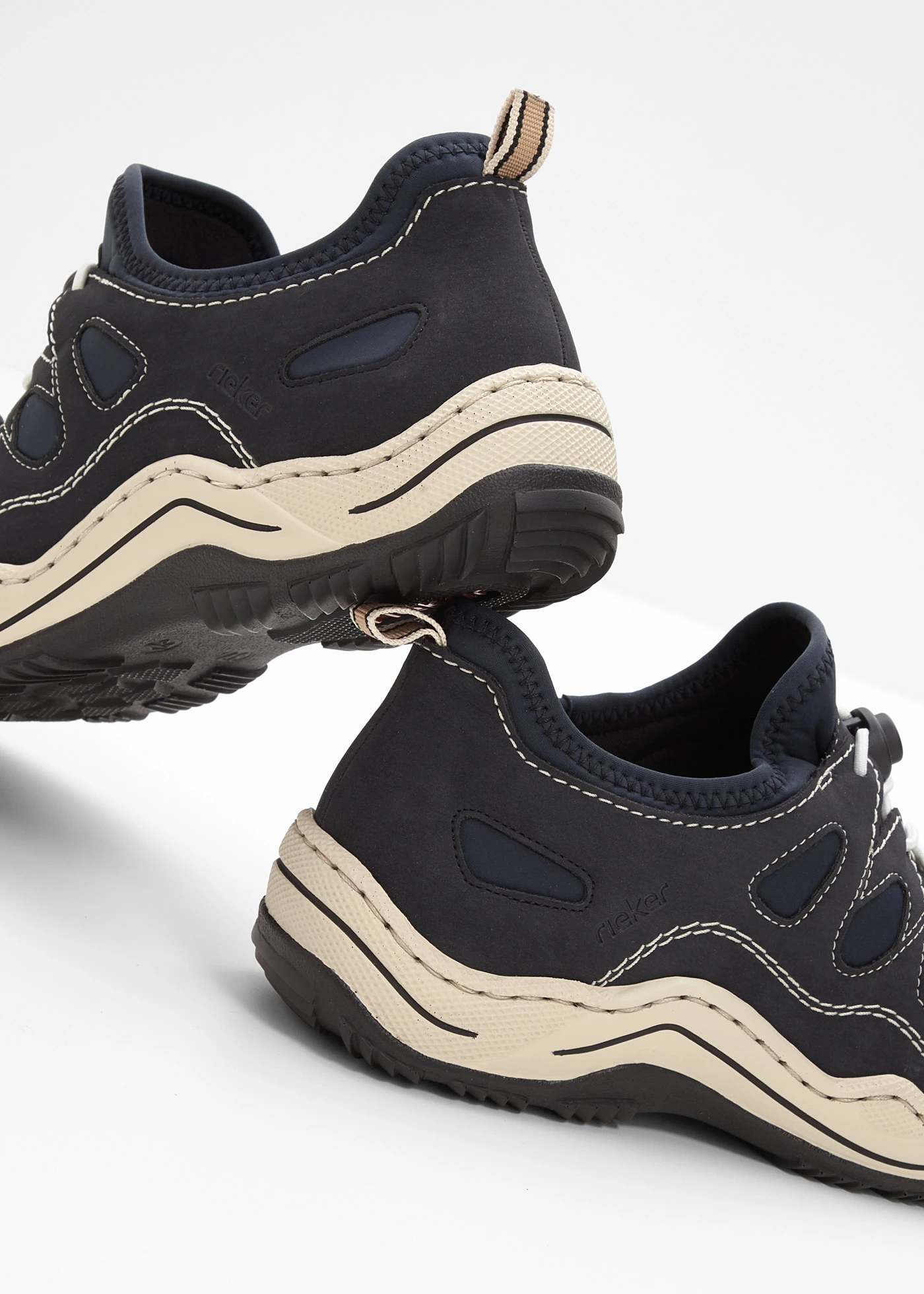 Nízke tenisky Slip on, ľahká podrážka, Rieker • tmavomodrá • obchod bonprix