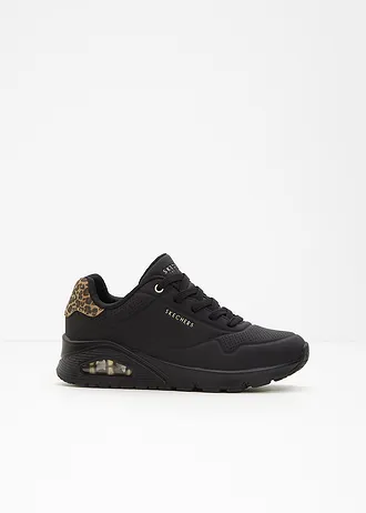 Sneakers Skechers à mémoire de forme, Couleur: noir léopard