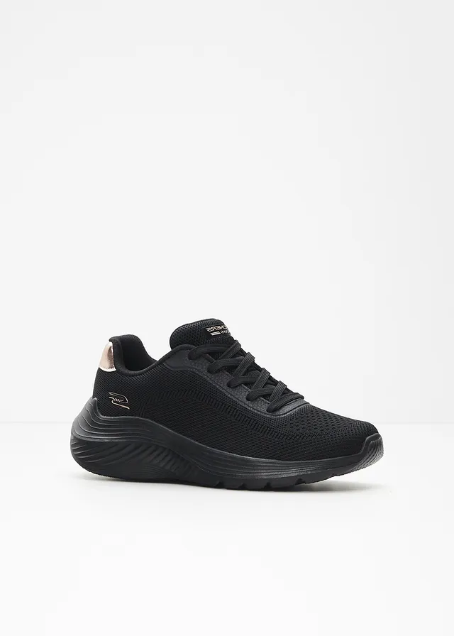 Sneakers Skechers avec première à mémoire de forme, Couleur: noir-doré