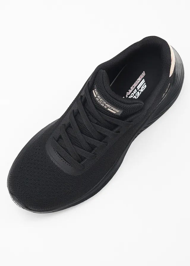 Sneakers Skechers avec première à mémoire de forme, Couleur: noir-doré