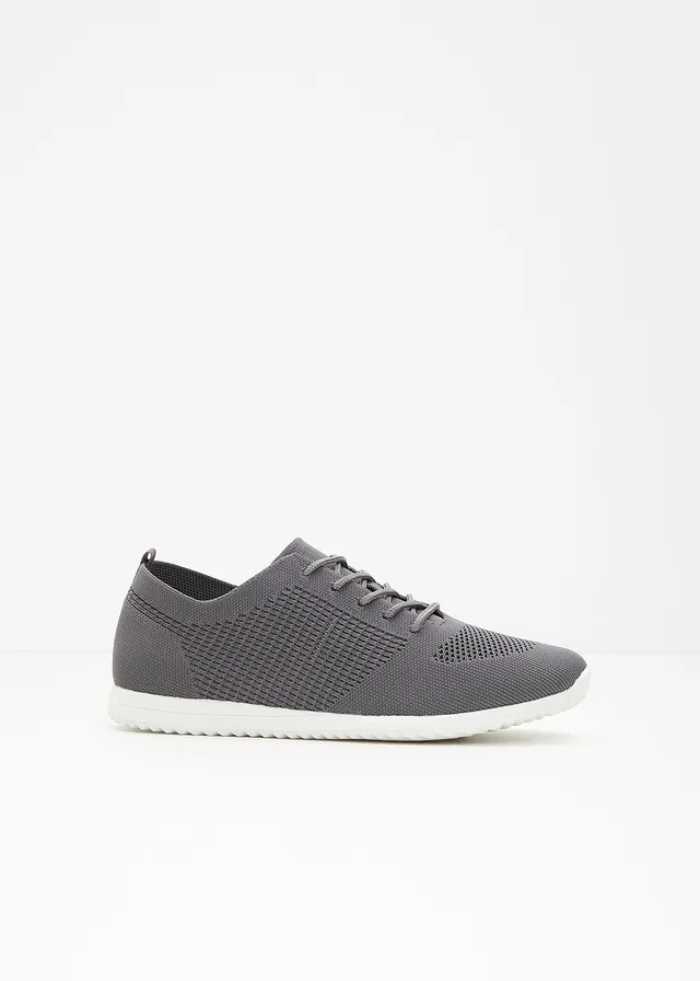 Comfortabele sneakers van zacht materiaal, Kleur: grijs