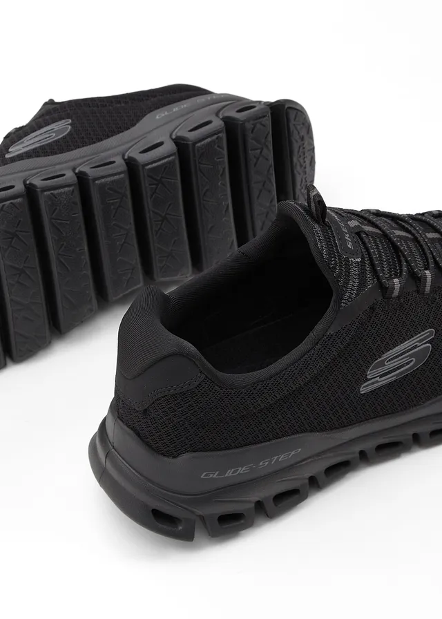 Pantofi sport Skechers confortabili cu spumă memory • negru • magazin bonprix