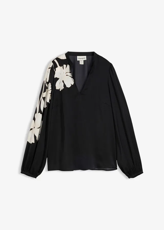Tuniekblouse van soepel satijn
