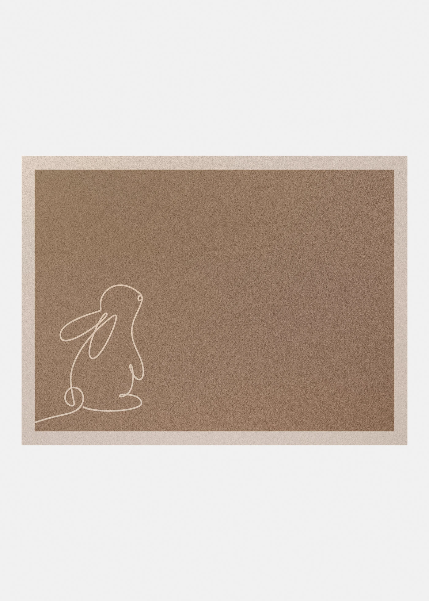 Wasbare deurmat met paasmotief • bruin gedessineerd • bonprix online shop