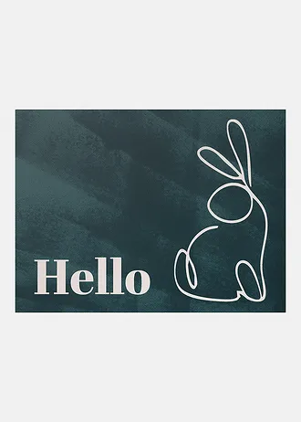 Zmywalna wycieraczka z wielkanocnym krajobrazem