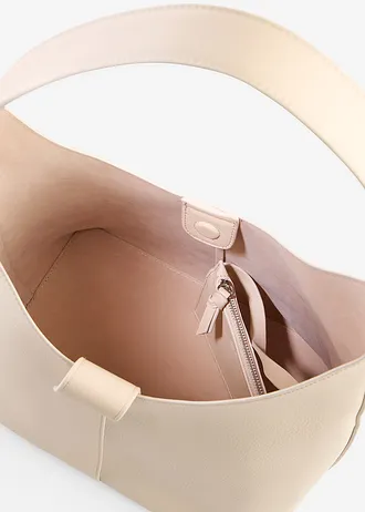 Buideltas met extra binnenzak • crèmewit • bonprix online shop
