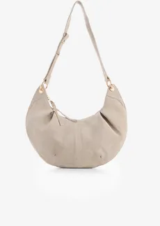 Geantă de umăr din piele întoarsă