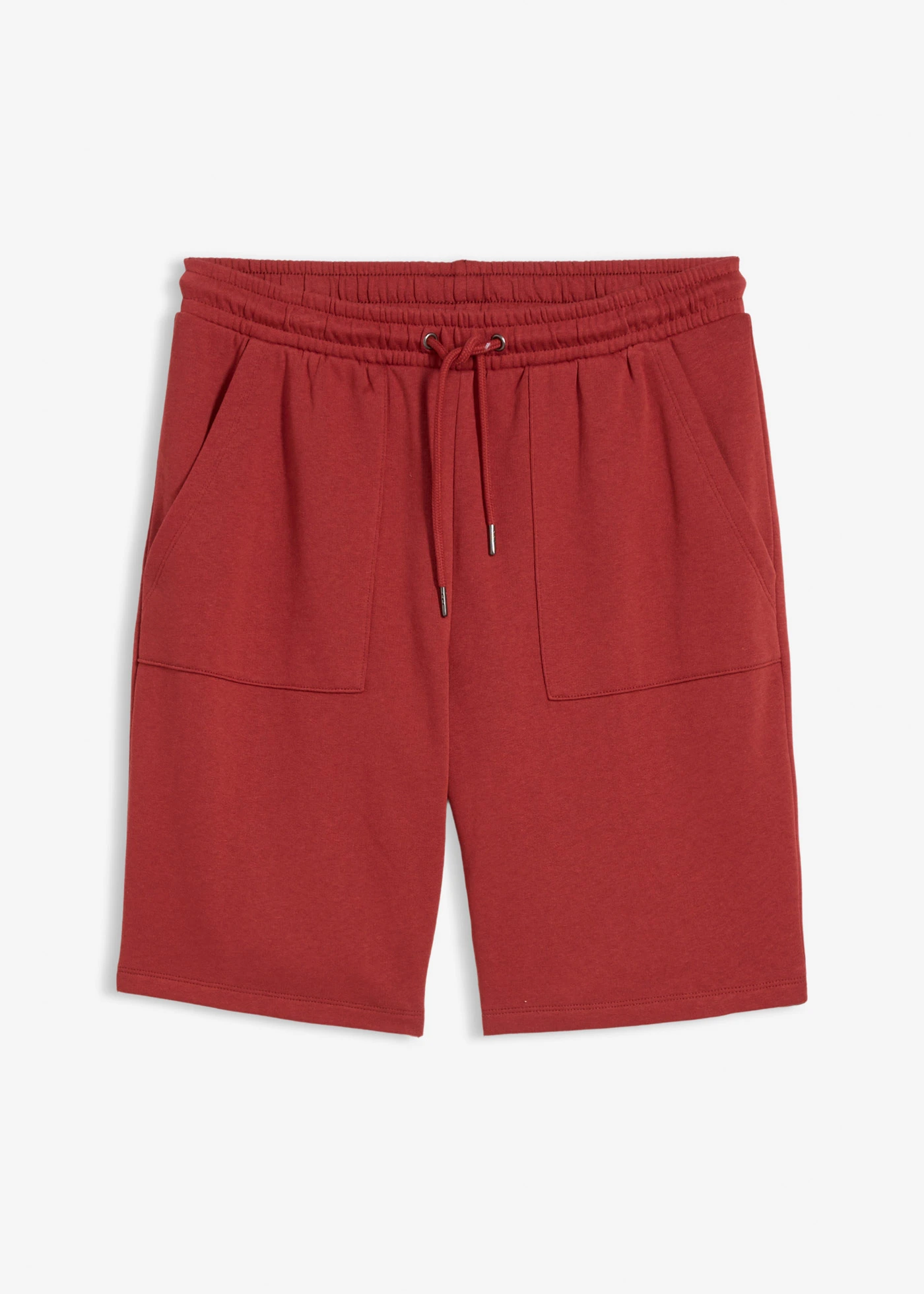 Short sweat avec poches • rouge désert • Boutique bonprix