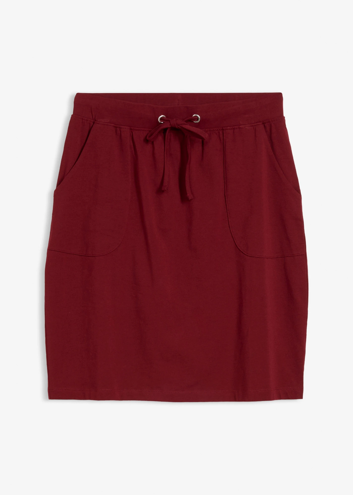 Jupe extensible en coton • rouge rubis • Boutique bonprix