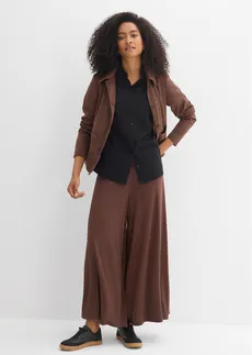 Stretch blouse van een katoenmix met korte mouwen, Kleur: zwart