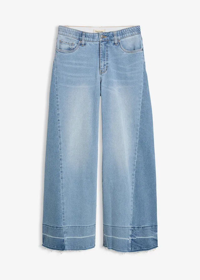 Wide leg jeans, mid waist