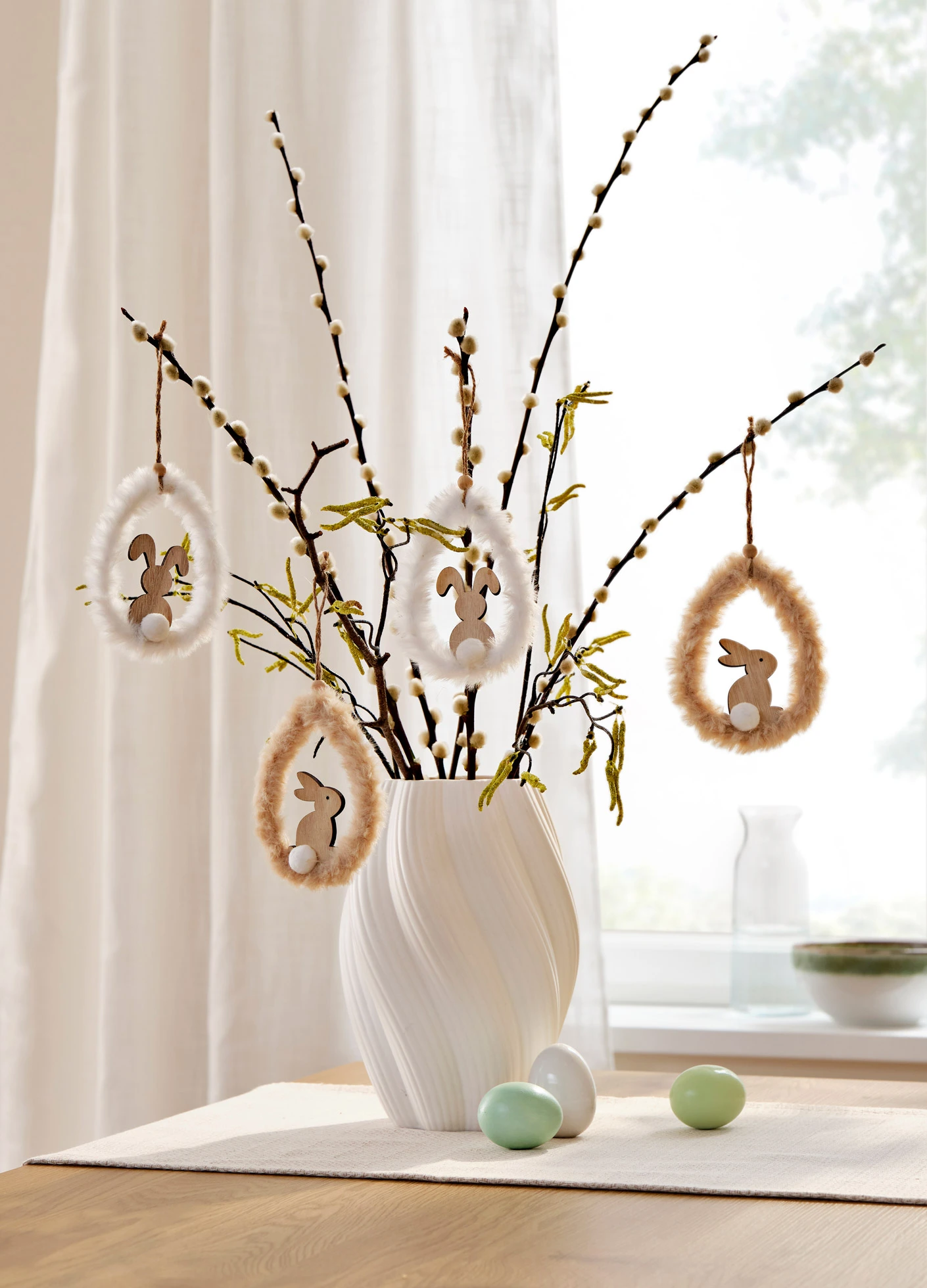 Vase en spirale • crème • Boutique bonprix