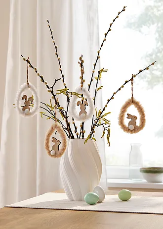 Vase en spirale • crème • Boutique bonprix