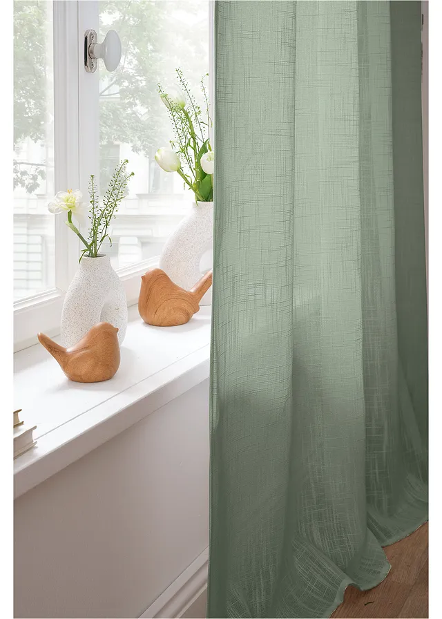 Lot de 2 rideaux texturés • vert tendre • product-page.page-title-suffix