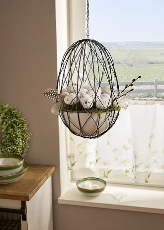 Hangende mand met eieren (27-dlg. set) • wit/zwart • bonprix online shop