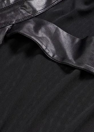 Rochie cu aspect umed • negru • magazin bonprix