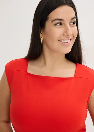 Kokerjurk van Punto di Roma, Kleur: aardbeirood