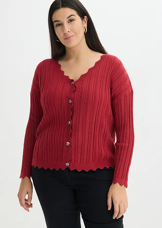 Kort ajour vest, Kleur: kersenrood