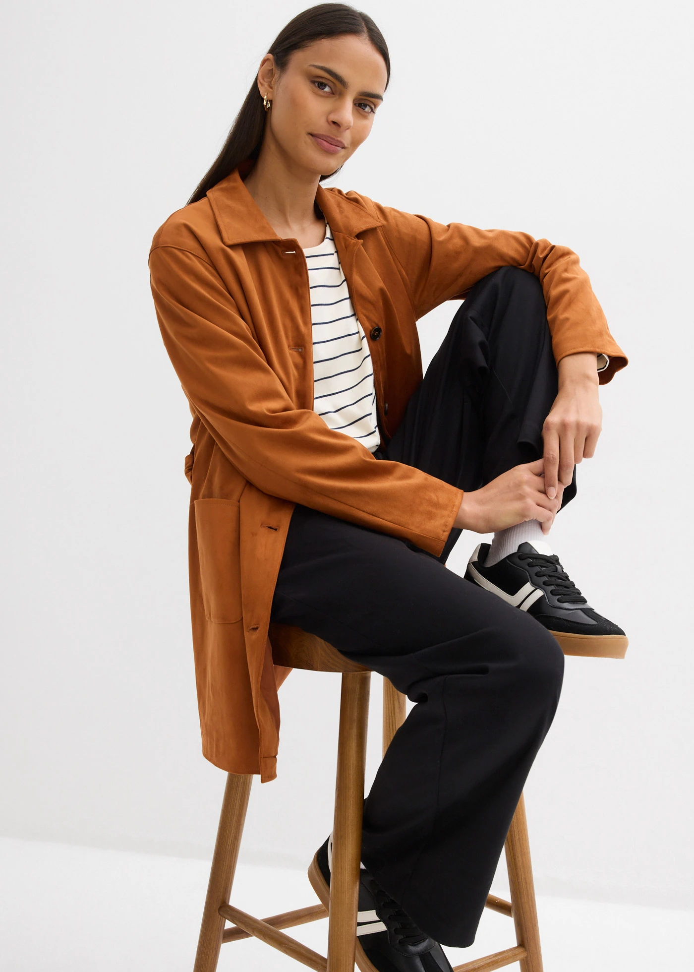 Pantalon à pinces • noir • Boutique bonprix