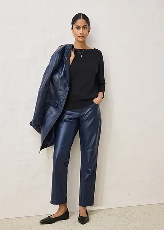 Sweter z domieszką jedwabiu • czarny • sklep bonprix