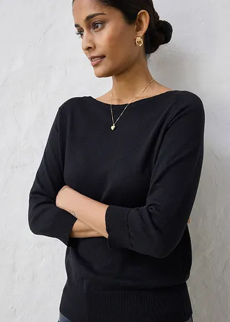 Pull • noir • Boutique bonprix